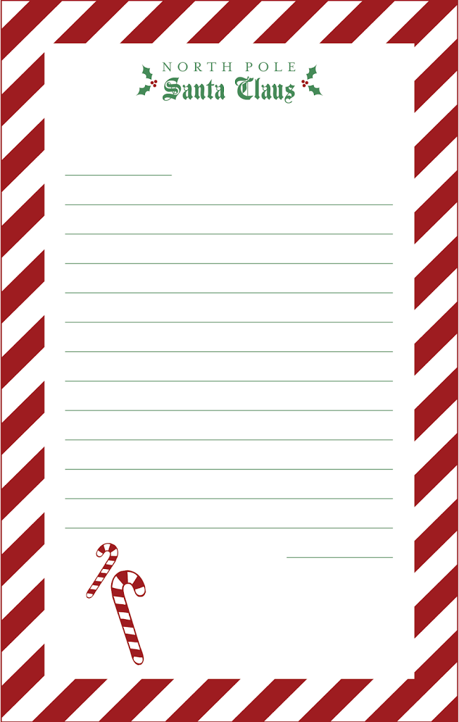 Santa Claus Letterhead Template