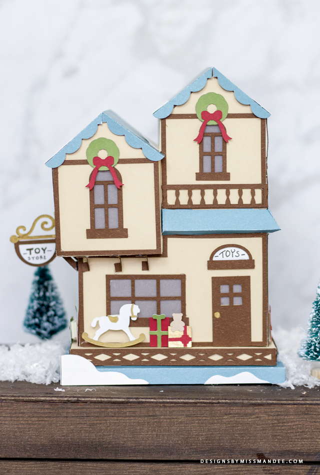 Download Christmas Village Toy Store 3d Cut File Designs By Miss Mandee PSD Mockup Templates